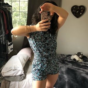 Vintage floral flea market romper